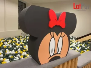 Minnie Mickey Mouse Table Base, 3D Party Centerpiece